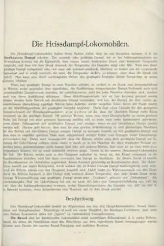 Badenia Heissdampf Lokomobilen Katalog 1916