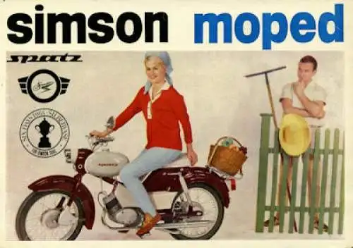 Simson Moped Spatz SR 4-1 Prospekt 1965