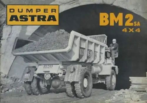 Astra Dumper BM 2 SA 4x4 Prospekt 8.1969