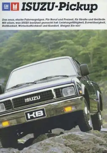 Isuzu Pickup Prospekt 1987