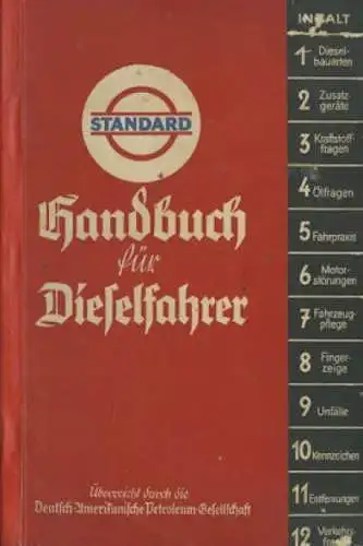 Standard Handbuch für Dieselfahrer 1937