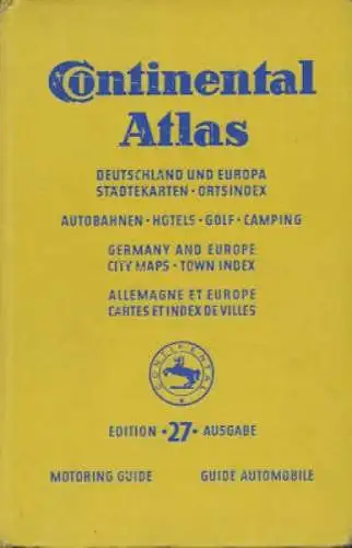 Der grosse Continental Atlas ca. 1957