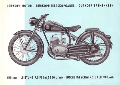 Dürkopp MD 150 Prospekt 9.1954