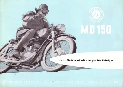 Dürkopp MD 150 Prospekt 9.1954