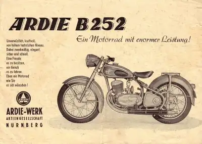 Ardie B 252 Prospekt 1952