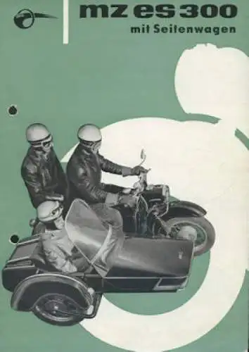 MZ ES 300 Seitenwagen Prospekt 1962