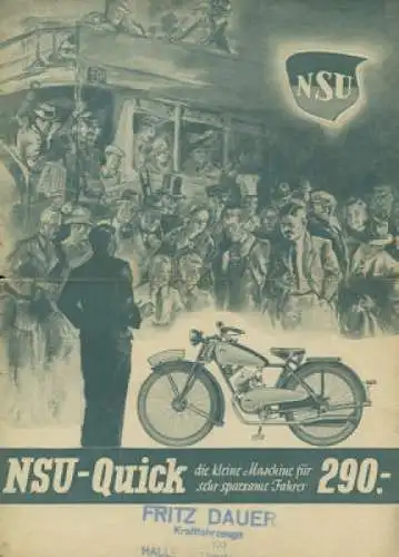 NSU Quick Prospekt 1937