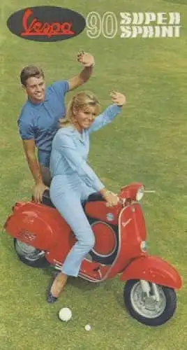 Vespa 90 Super Sprint Prospekt 1966