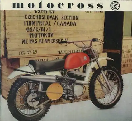 CZ Motocross Programm 1966