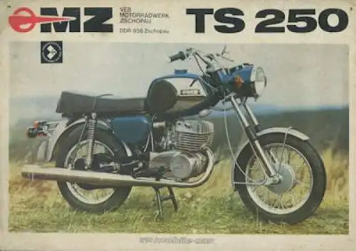 MZ TS 250 Prospekt 1974