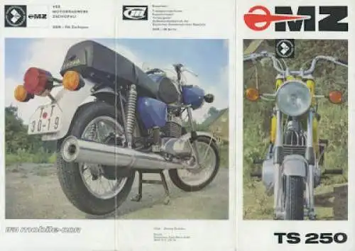 MZ TS 250 Prospekt 1973