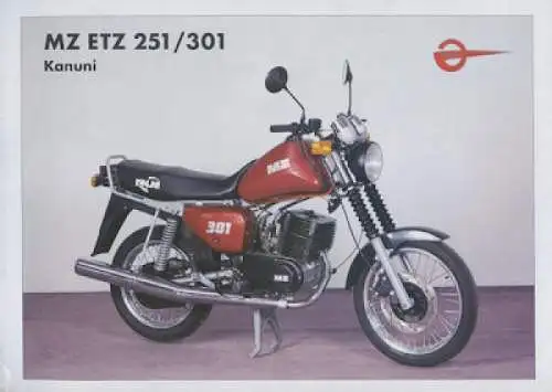 MZ ETZ 251 / 301 Kanuni Prospekt 1990er Jahre