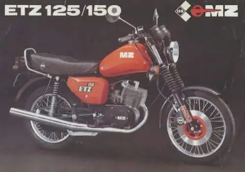 MZ ETZ 125 / 150 Prospekt 1990