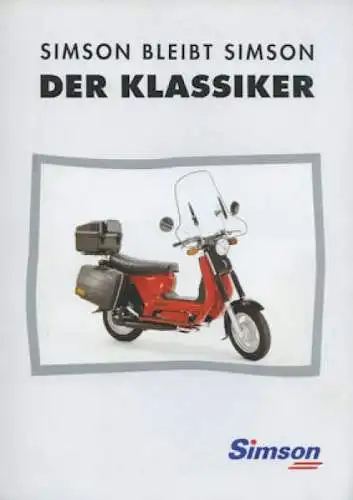 Simson Roller 50 / 70 ccm Prospekt 5.1993