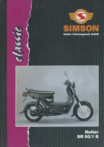 Simson SR 50/1 B Prospekt 1990er Jahre