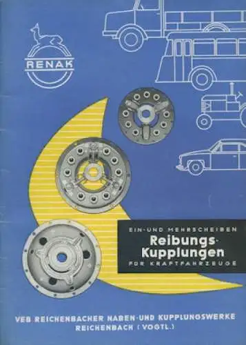 Renak Reibungs-Kupplungen Katalog 1959