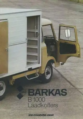 Barkas B 1000 Laadkoffers Prospekt 1985 nl