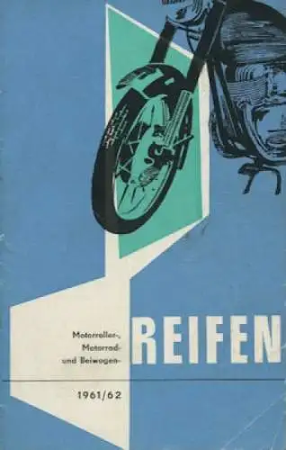 Pneumant Motorradreifen Prospekt 1961/62