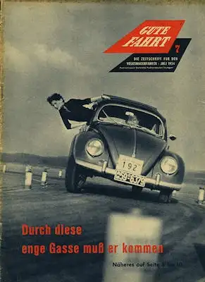 VW Gute Fahrt Heft 7 1954