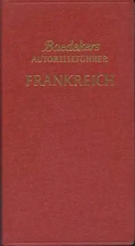 Baedekers Autoführer Frankreich 1959