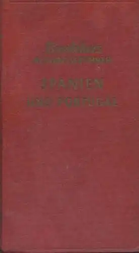 Baedekers Autoführer Spanien und Portugal 1961