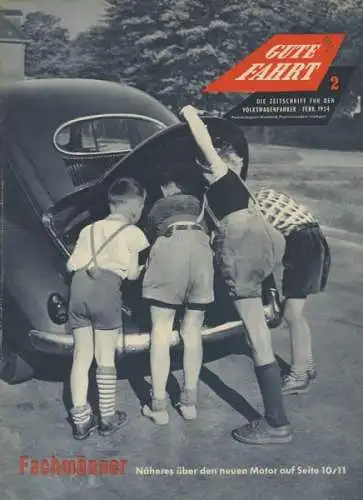 VW Gute Fahrt Heft 2 1954