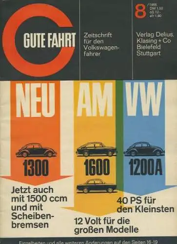 VW Gute Fahrt 1966 Heft 8