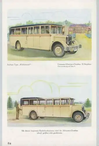 Henschel Omnibusse Prospekt 10.1930