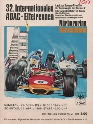 Programm Nürburgring 26.4.1969