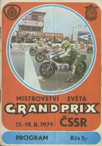 Programm Brno / Brünn 17.8.1979