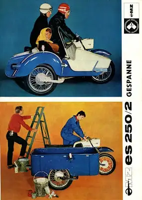 MZ ES 250/2 Gespanne Prospekt 1968