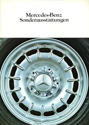 Mercedes-Benz Sonderausstattungen Prospekt 6.1979