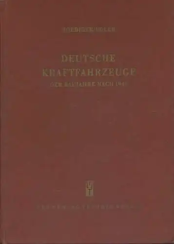 Roediger / Edler Deutsche Kraftfahrzeuge nach 1945 von 1955