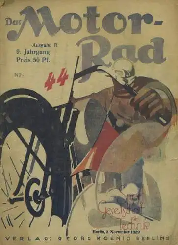 Das Motorrad 1929 Heft 44