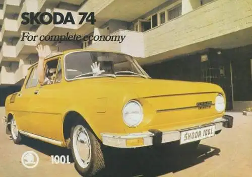 Skoda 100 L Prospekt 1974