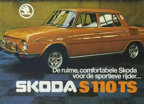 Skoda S 100 TS Prospekt ca. 1972