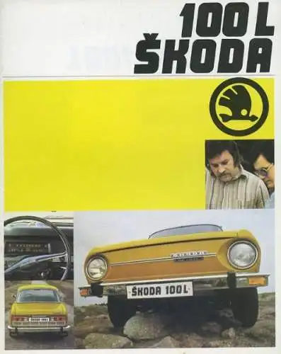 Skoda S 100 L Prospekt 1970er Jahre