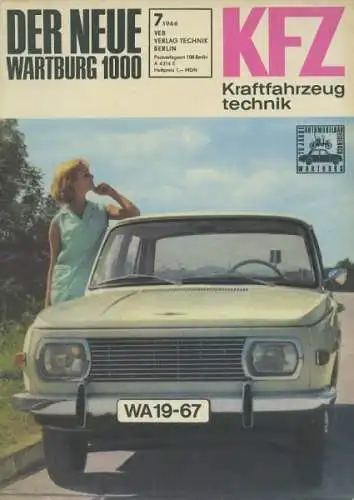 Kraftfahrzeugtechnik KFT 1966 Heft 7