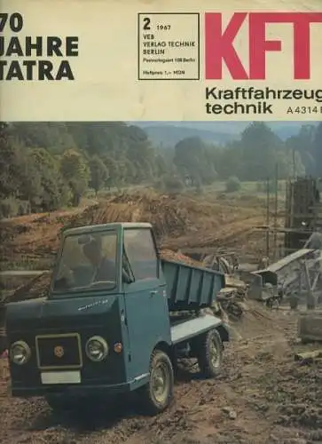 Kraftfahrzeugtechnik KFT 1967 Heft 2