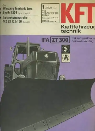 Kraftfahrzeugtechnik KFT 1969 Heft 1