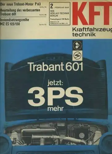 Kraftfahrzeugtechnik KFT 1969 Heft 2