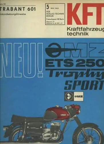 Kraftfahrzeugtechnik KFT 1969 Heft 5