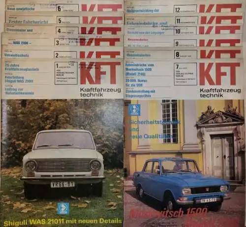 Kraftfahrzeugtechnik KFT 1976 Heft 1-12