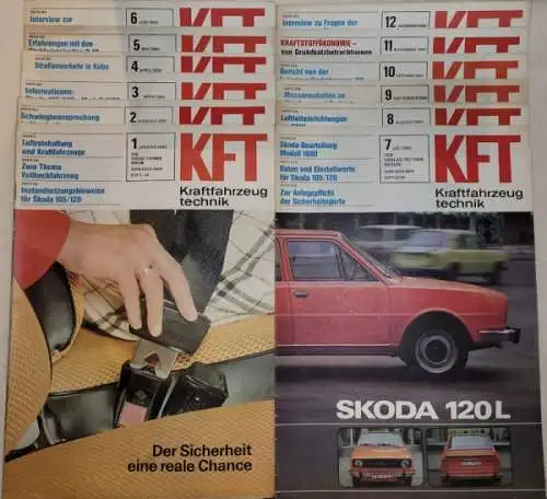 Kraftfahrzeugtechnik KFT 1980 Heft 1-12