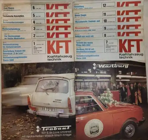 Kraftfahrzeugtechnik KFT 1981 Heft 1-12