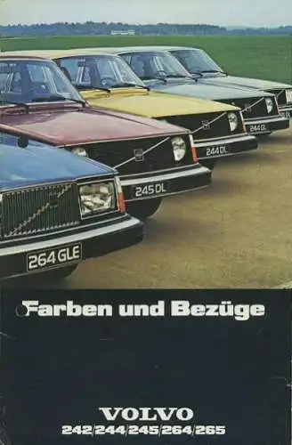 Volvo 242 244 245 264 265 Farben 1977