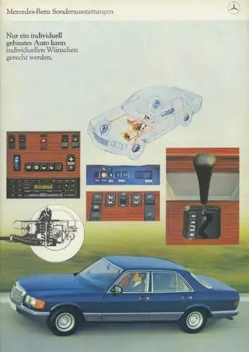 Mercedes-Benz Sonderausstattung Prospekt 2.1980