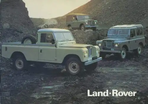 Land Rover Prospekt 3.1981