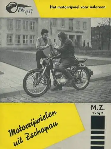 MZ RT 125/2 Prospekt ca. 1956