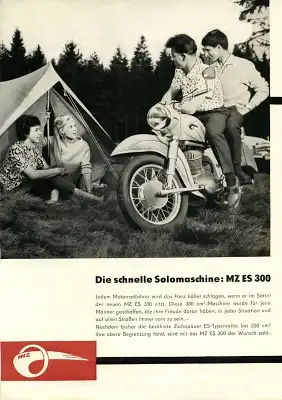 MZ ES 300 Prospekt 1962